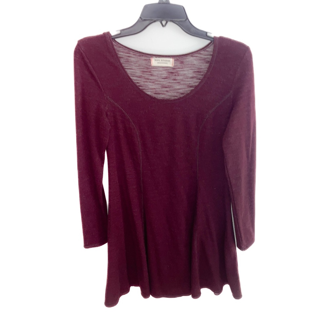 Burgundy/Purple Max Studio Weekend Dress - Picture 3 of 8